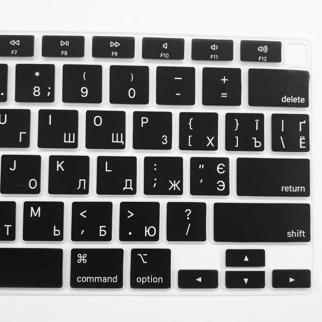 Mac book uchun klaviatura silikon chexol — фото 2