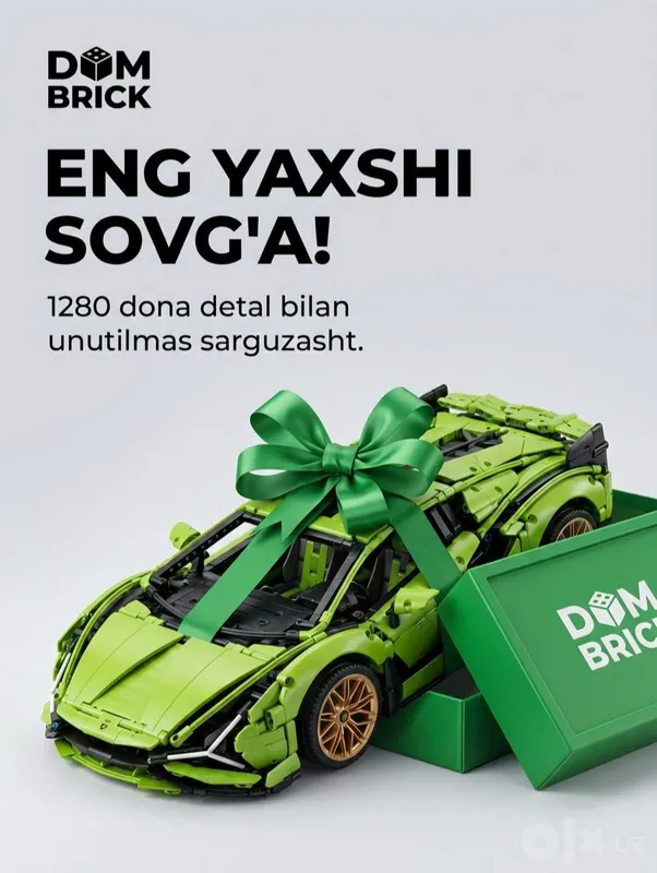 Konstruktor avtomobillar to'plami DOM BRICKS sport karlar 7 Konstruktor avtomobillar to'plami DOM BRICKS sport karlar 7