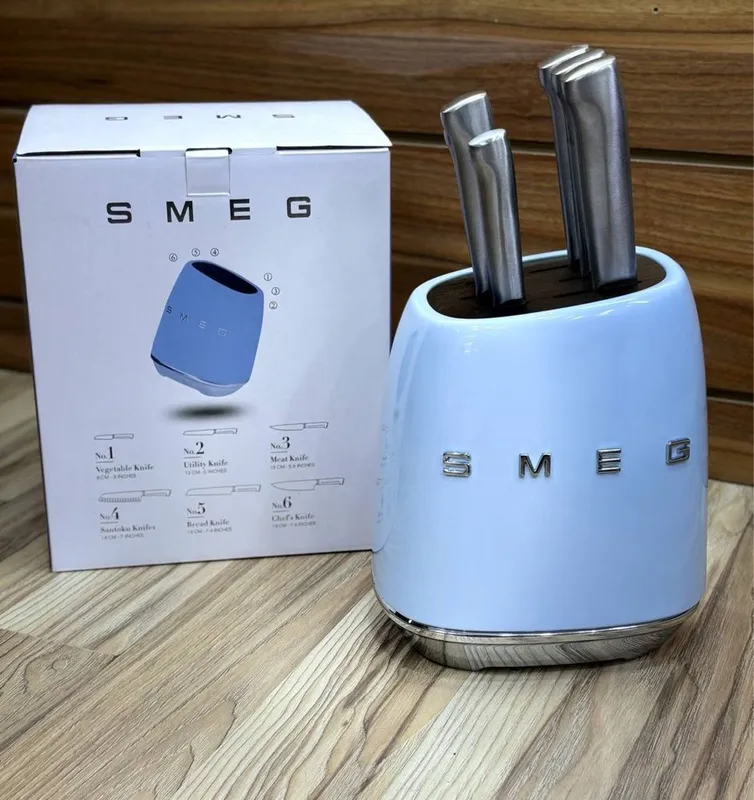 SMEG pichoq nabor СМЕГ наборе в ножей — фото 4
