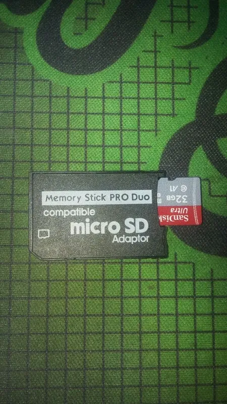MemoryStick Pro Duo для Sony PSP, отдельно Флешки microSDHC UHC-1 Sand — фото 1