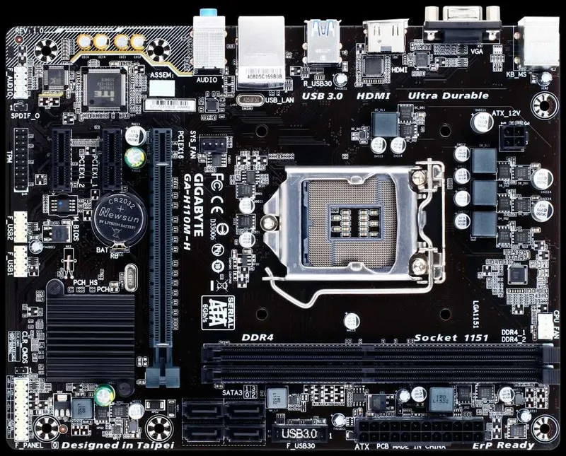 Gigabyte GA-H110M-H — фото 1