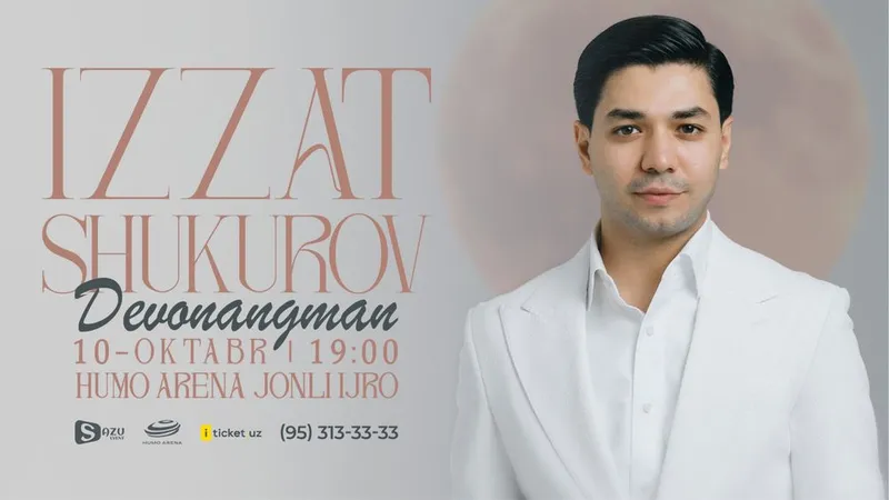 Izzat Shukurov konserti uchun Bilet Izzat Shukurov konserti uchun Bilet