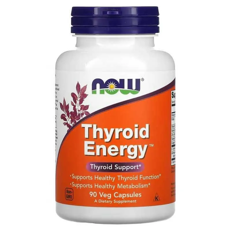 NOW Foods Thyroid Energy Tayrod energi Тиройд энержи Тайрод энержи — фото 1