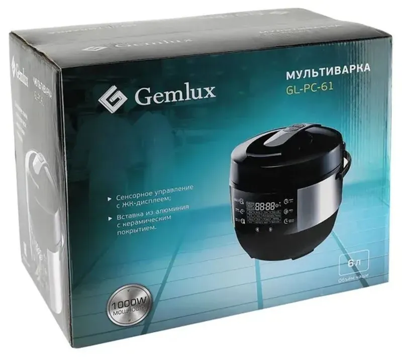 Мультиварка Gemlux GL-PC61 3 Мультиварка Gemlux GL-PC61 3