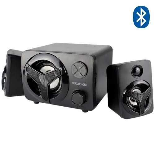 Microlab U210 #11W RMS (3*2+5W) TF, USB, FM, RGB o‘yin karnayi 4