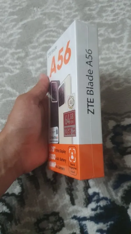 Yangi ochilmagan ZTE blade A56 3 Yangi ochilmagan ZTE blade A56 3