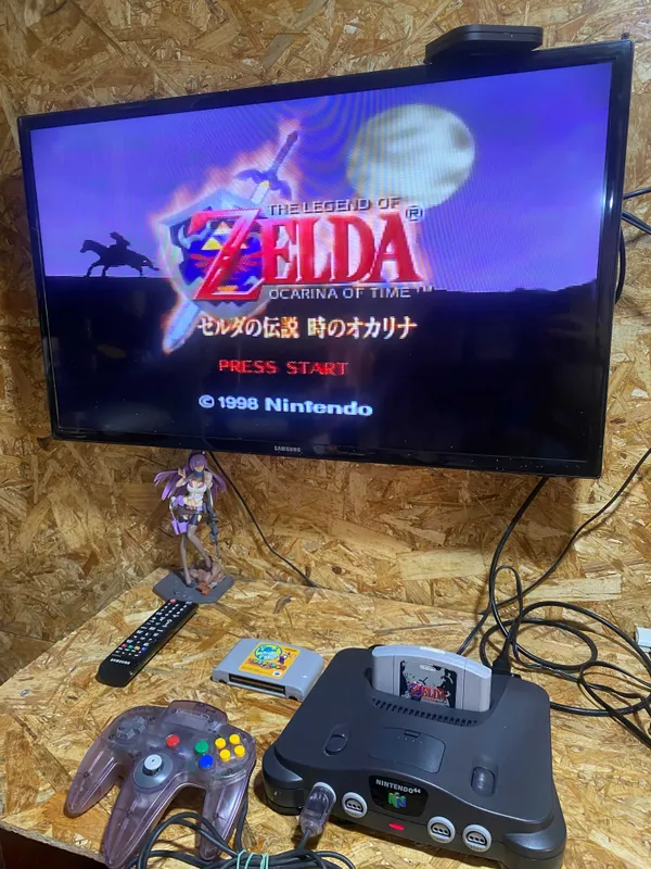 Nintendo 64 N64 (Япония, 220V) + HDMI + 2 оригинальных картриджа- 2 Nintendo 64 N64 (Япония, 220V) + HDMI + 2 оригинальных картриджа- 2