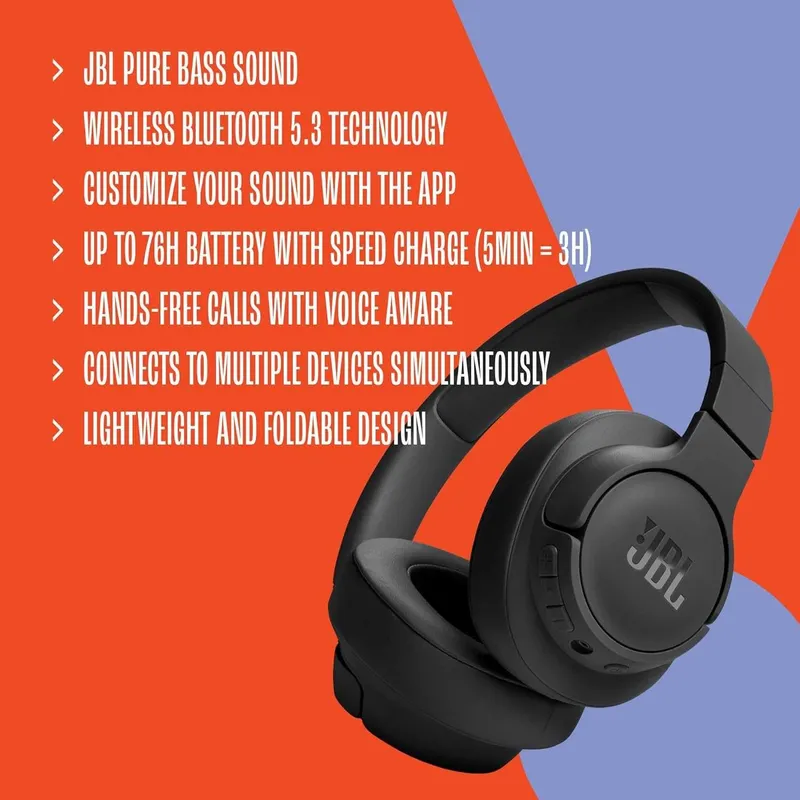 Новый! JBL Tune 720 New • Беспроводные наушники — фото 4