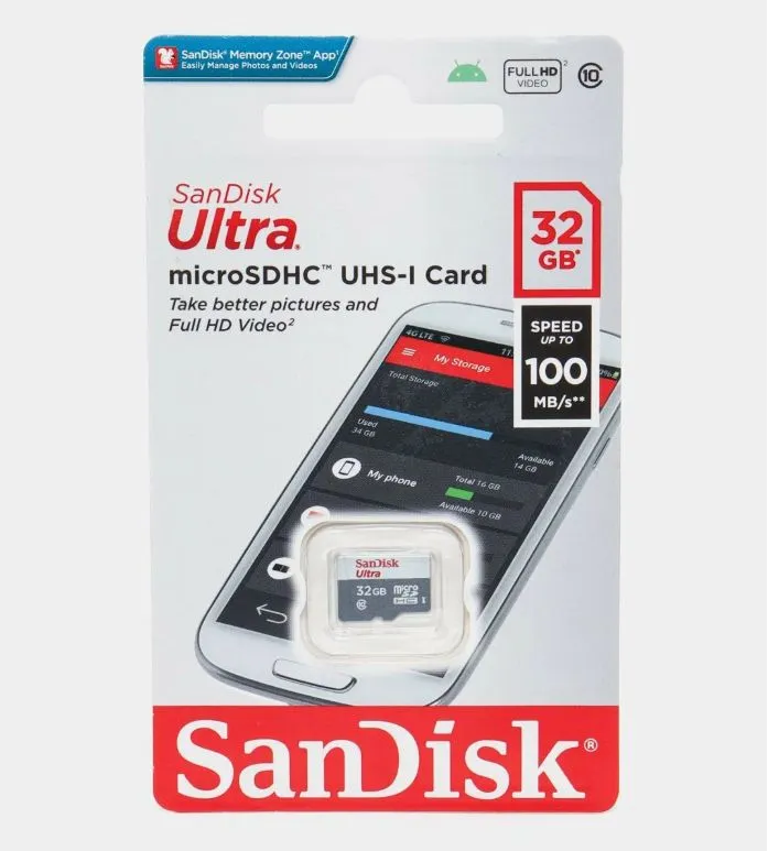 Флешка MicroSD Flash SanDisk Ultra 32GB 2 Флешка MicroSD Flash SanDisk Ultra 32GB 2
