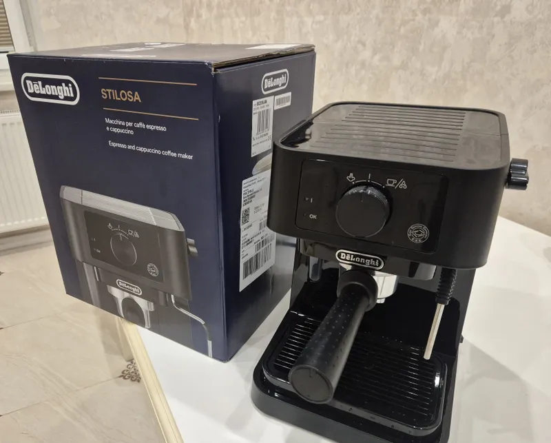 Продаётся рожковая кофемашина кофеварка DeLonghi EC 235. BK 3