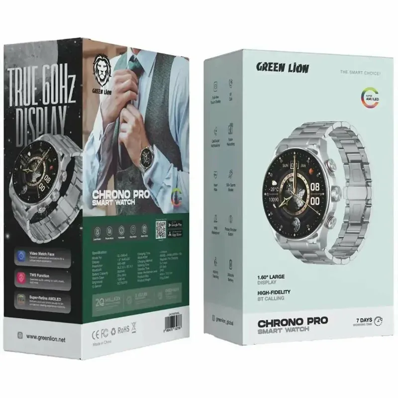 Green Lion Chrono Pro smart-soati — 1.6” AMOLED 1