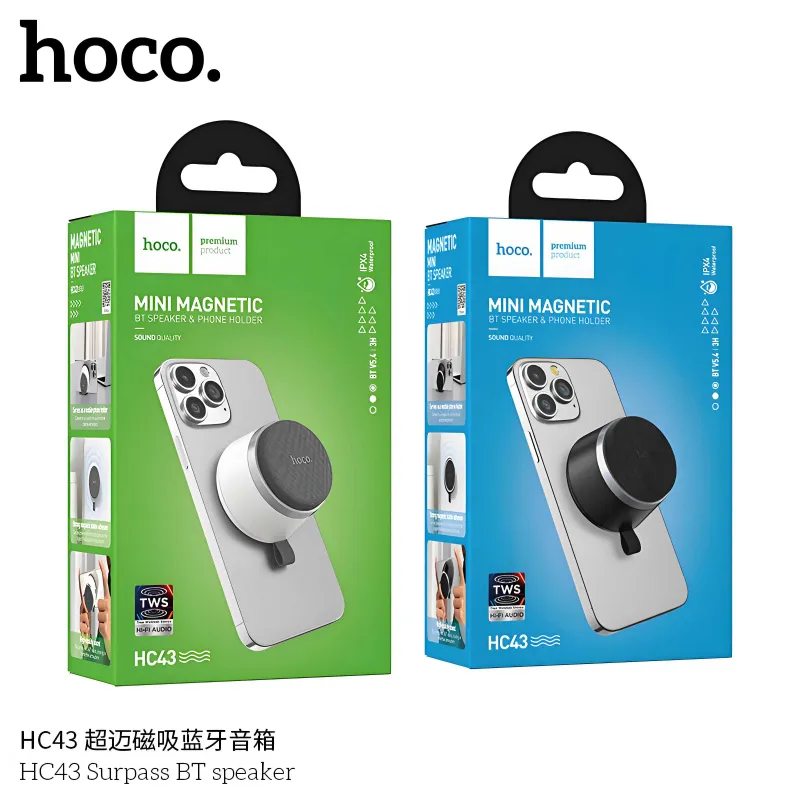Hoco HC43 Magnetic Mini BT Колонка 5W с Магнитным Держателем iPhone 17 — фото 7