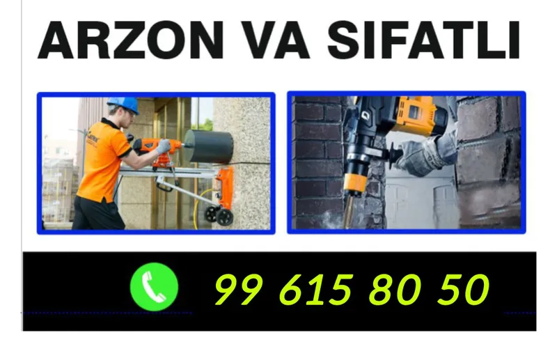 Beton teshish va kesish xizmatlari 2 Beton teshish va kesish xizmatlari 2