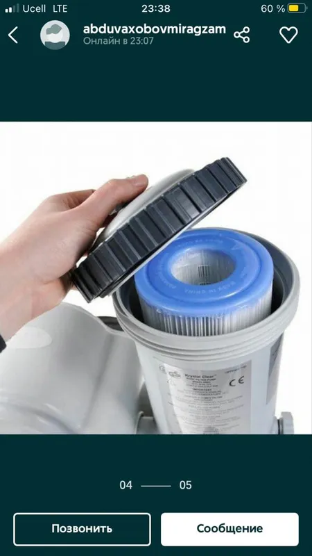 Фильтр Насос intex для бассейна Filtr nasos basseyn uchun — фото 2