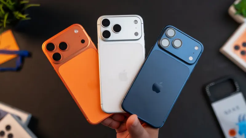 Apple iPhone 17 Pro Silver, Blue, Orange 256 Gb