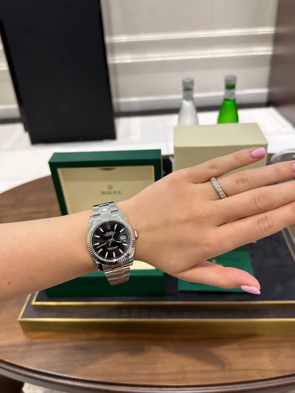 Rolex Datejust 41mm steel and white gold — фото 2