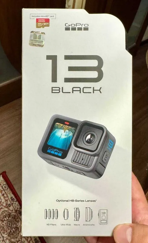 Новая GoPro HERO13 Black + Скоростная карта SanDisk 64GB (Gold) 4