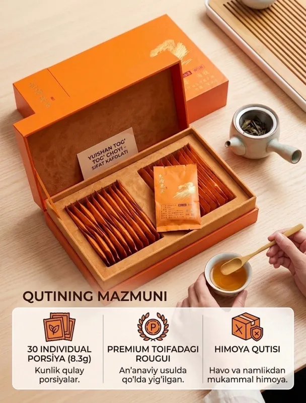 Wuyi Rougui: elit xitoy choyi, sovg‘abop qutida. 2 Wuyi Rougui: elit xitoy choyi, sovg‘abop qutida. 2