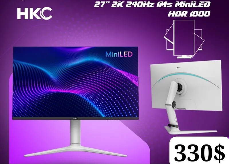 Монитор компьютера HKC XG272Q MAX 2K MiniLED 240Hz