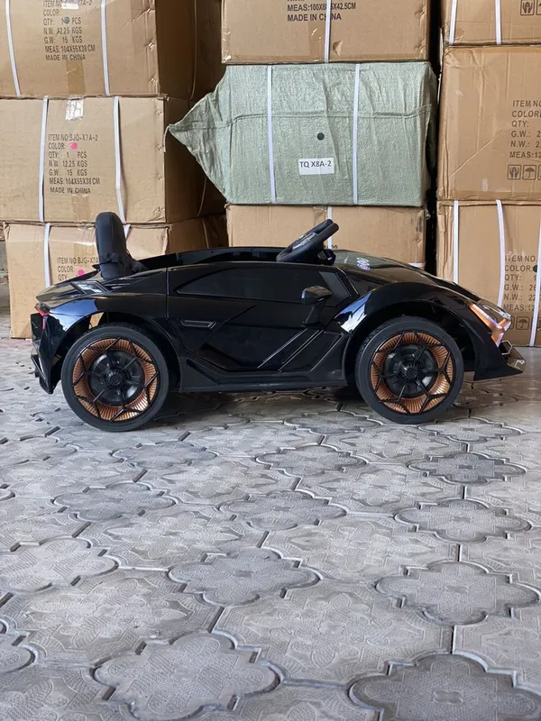 Lamborghini детская машина с открывающимися вверх дверями, электромобиль 5