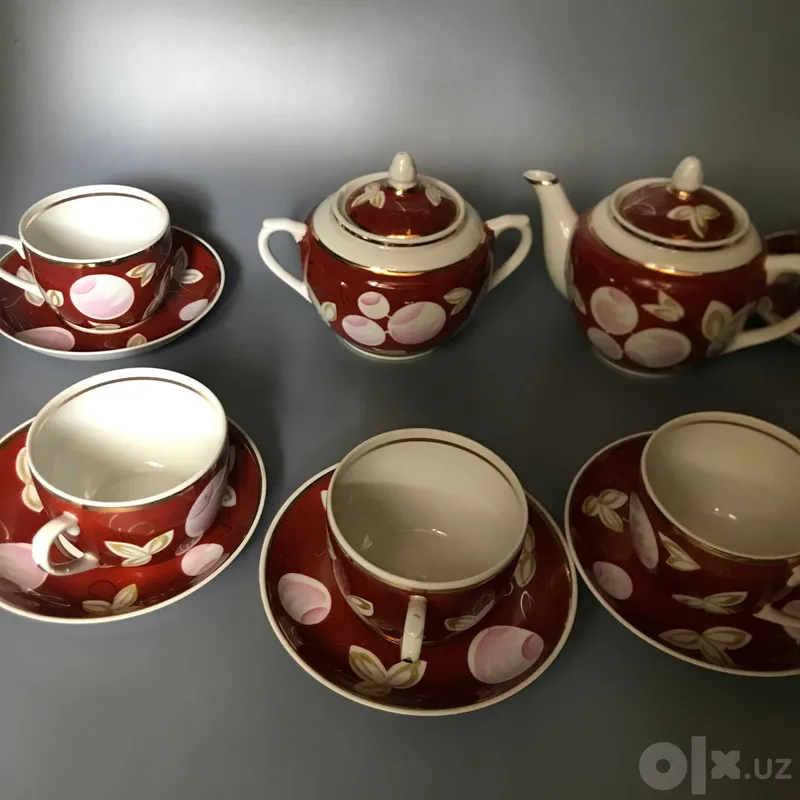 Редкий чайный сервиз СССР 1 Редкий чайный сервиз СССР 1