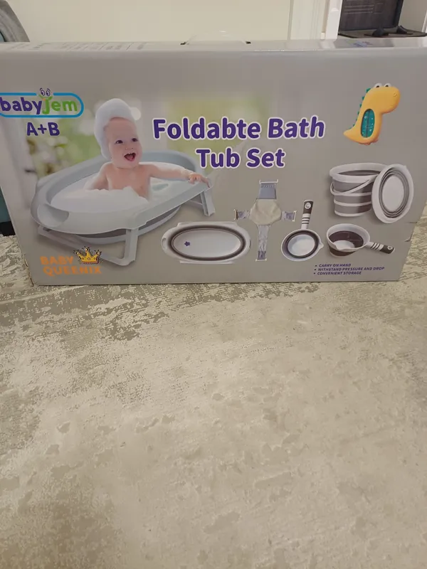 Складная ванночка для купания младенцев 1