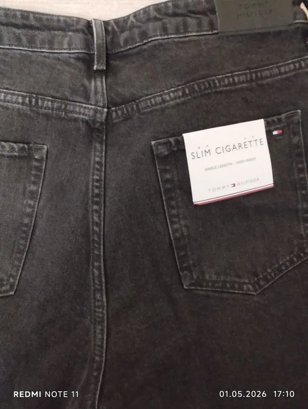 Мужские джинсы черного цвета размер 34/30 TOMMY HILFIGER .Оригинал . — фото 2