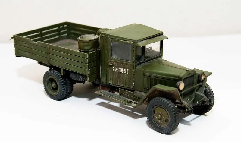 Сборная модель-Грузовой автомобиль ЗиС-5В. масштаб 1:35. ЗВЕЗДА — фото 3