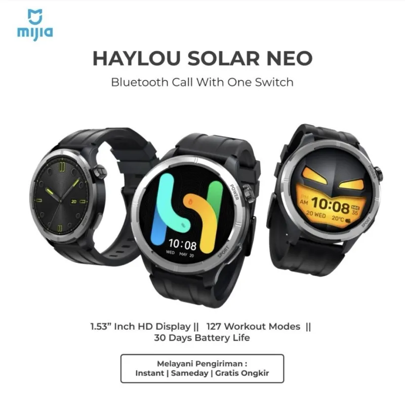 Xiaomi Haylou smart watch Solars,Solar plusRt3,Rs5 2 Xiaomi Haylou smart watch Solars,Solar plusRt3,Rs5 2