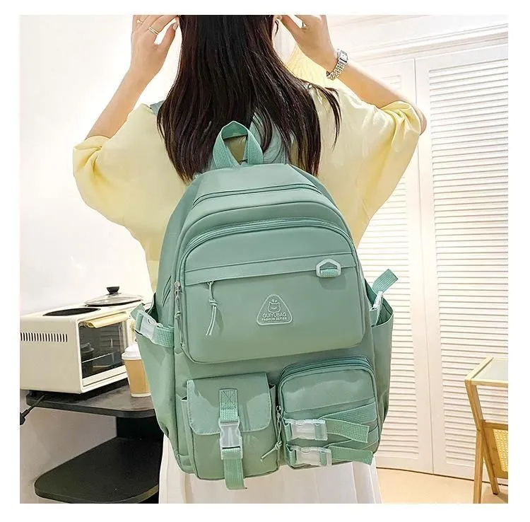 Школьный подростковый рюкзак комплект 4 в 1 сумка 3 Школьный подростковый рюкзак комплект 4 в 1 сумка 3