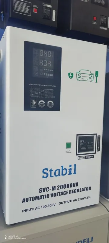 Stabilizator Elektromobil zaryadka uchun 30 kva 100-300V — фото 3