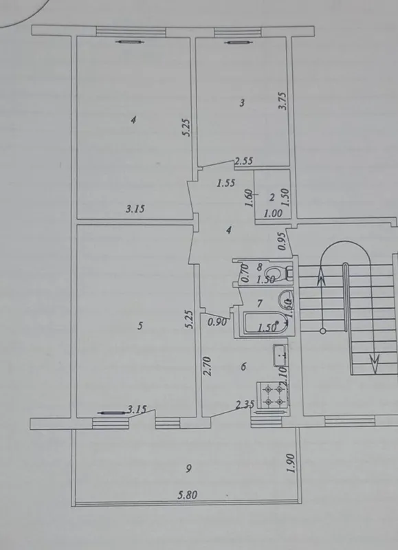 Продаётся уютная 3-комнатная квартира, 70 м², Шайхантахурский район 10