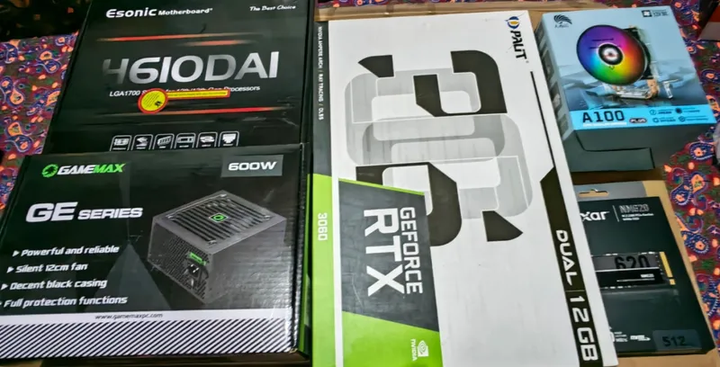 ИГРОВОЙ КОМПЬЮТЕР, монтаж и дизайн RTX3060 12gb 3