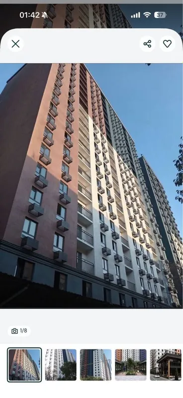 ЖК Silver Tower 1 ва 2 хоналик хар хил квадратурада бор сони чекланган 4