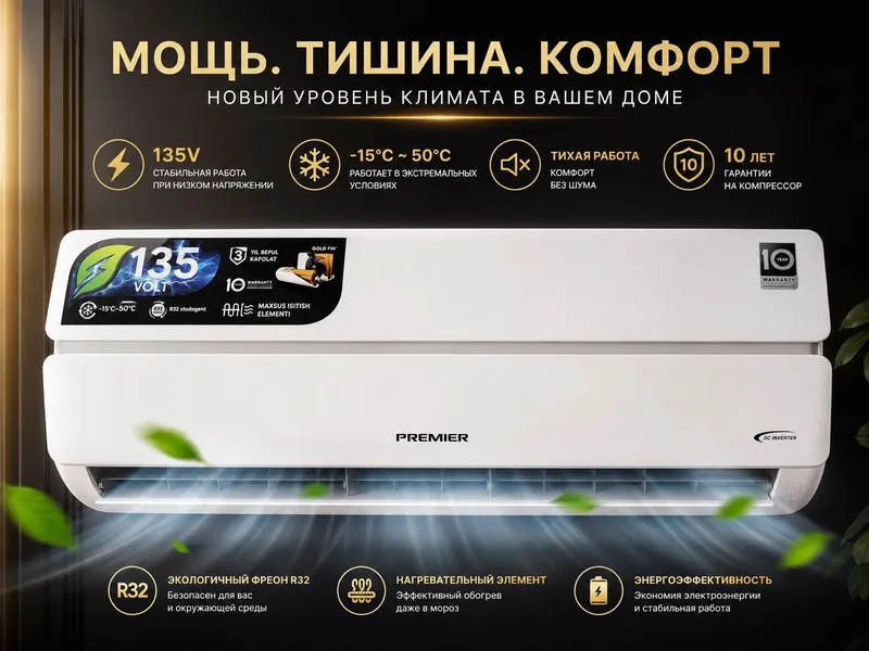 Кондиционер Premier DC Inverter 12 BTU ZEN 1