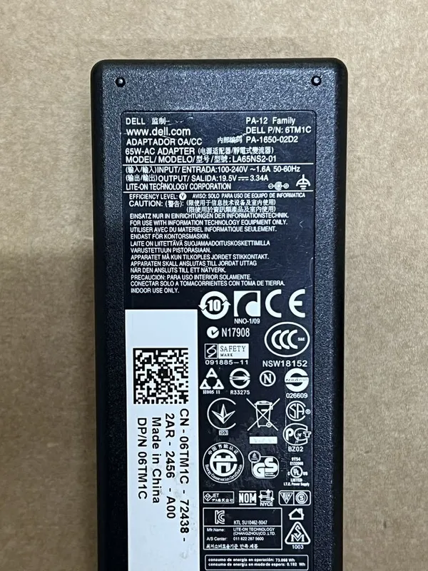 Блоки питания Dell ориг с америки в идеале толстый разъем Mini pc 65wt — фото 2