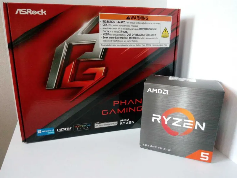 Комплект материнская плата+ процессор AMD Ryzen 5 5500 1 Комплект материнская плата+ процессор AMD Ryzen 5 5500 1