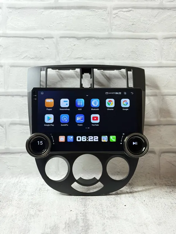 Магнитола для Jentra Lacetti универсал новая CarPlay WiFi Блютуз USB — фото 1