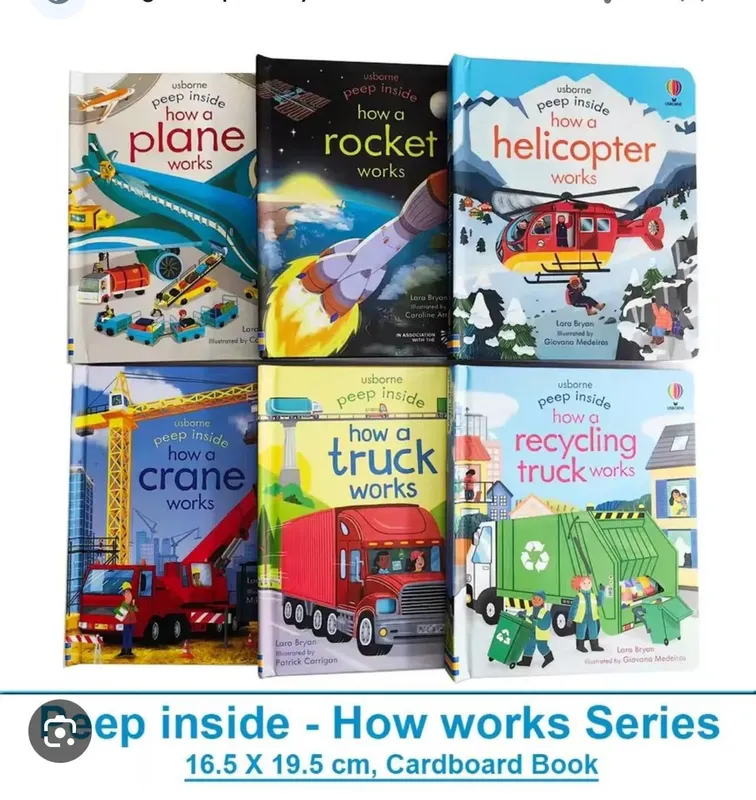 Inglizcha kitoblar, english peep inside books for kids