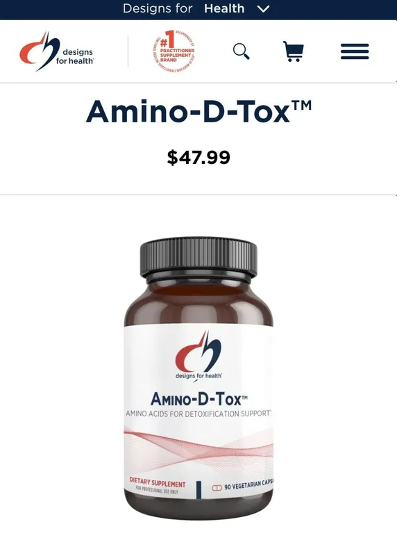 ДОСТАВКИ НЕТ Designs for Health Amino D-Tox СКИДКА