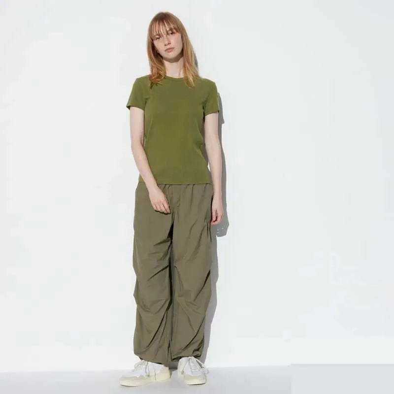 Новая женская мягкая ребристая футболка UNIQLO М и L разм зел роз Дост 7 Новая женская мягкая ребристая футболка UNIQLO М и L разм зел роз Дост 7