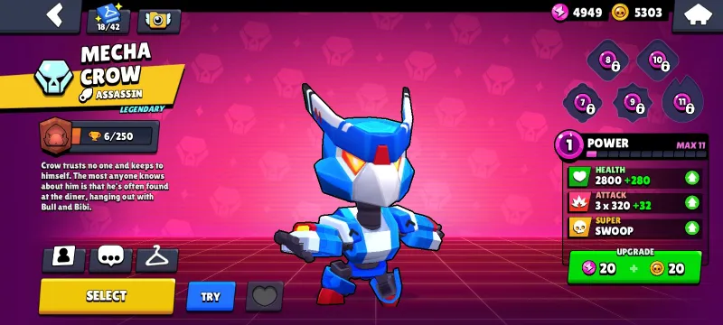 Аккаунт Brawl Stars со скинами 6 Аккаунт Brawl Stars со скинами 6