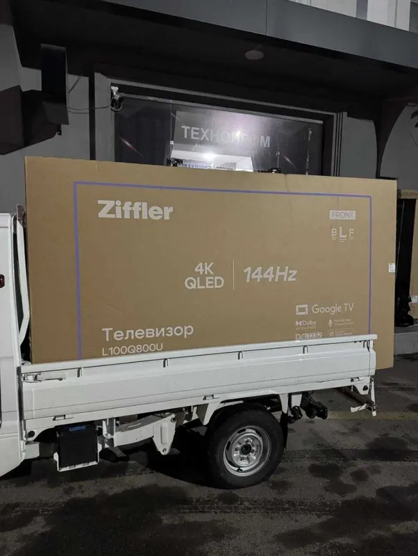 Телевизор ZIFFLER 100 4K QLED 144Hz Google TV 30%Скидки (2025 новинки) — фото 1