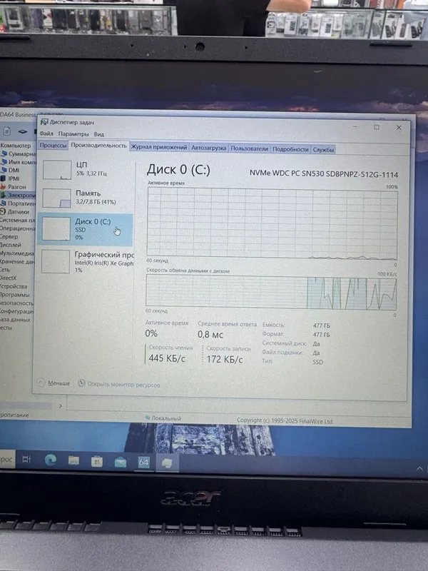Acer aspire i5-1135G7 8/512 15.6 FHD — фото 4