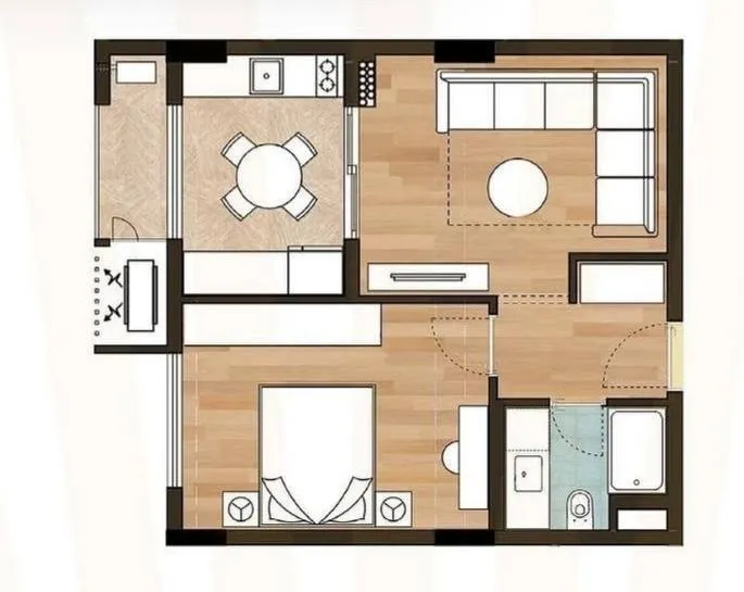 2 xonali kvartira, 58 m2, Yakkasaroy 4