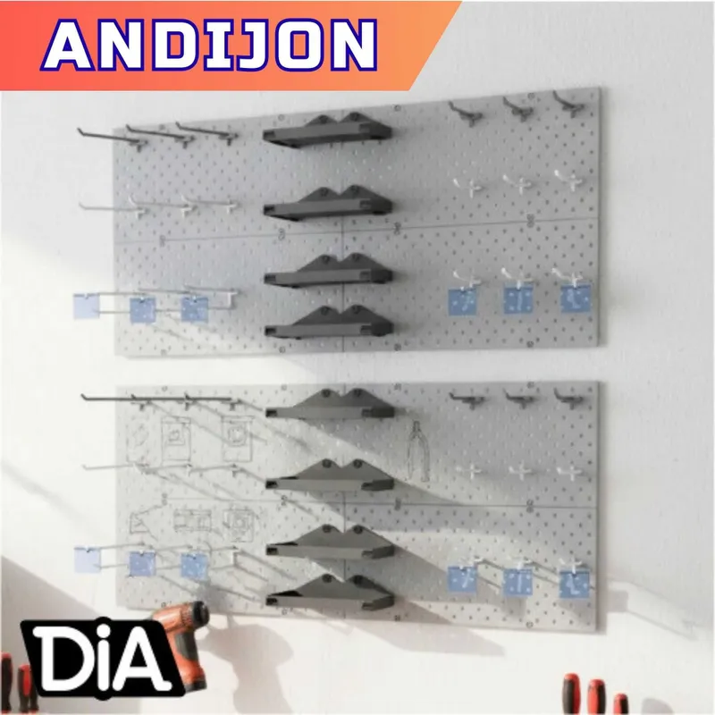 Teshilgan panel, перфопанель, do'konda ilgaklar uchun panel