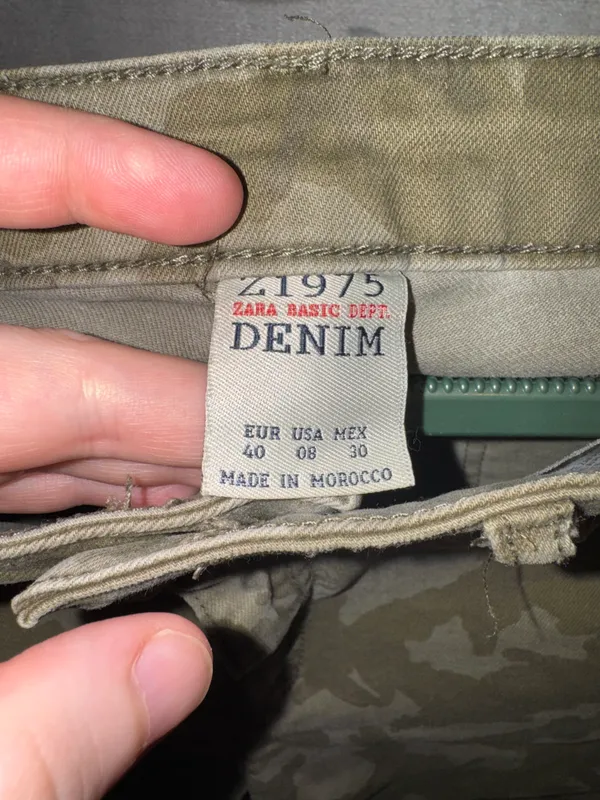 Zara Брюки женские Деним 2 Zara Брюки женские Деним 2