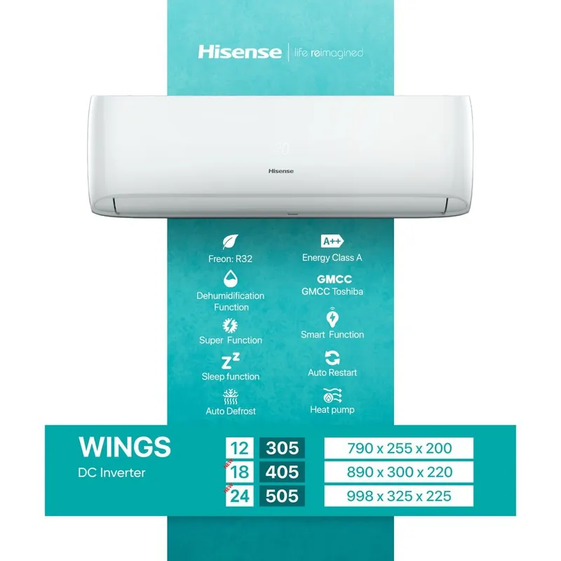 Кондиционеры Hisense Wings/Expert Pro-Carter Premium — фото 2