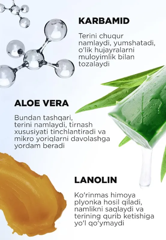 Quruq teri va yoriqlar uchun krem-mum (Expert Pharma) — фото 4