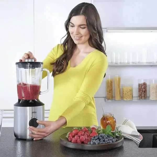 Блендер Braun PowerBlend JB3272SI, В комплекте: Мерный стакан, Вес — фото 3
